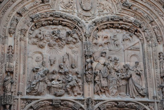 Salamanca - Catedral Nueva - porta del Nacimiento